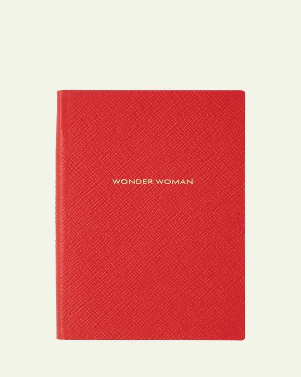 Chelsea Cross-Grain Leather Notebook